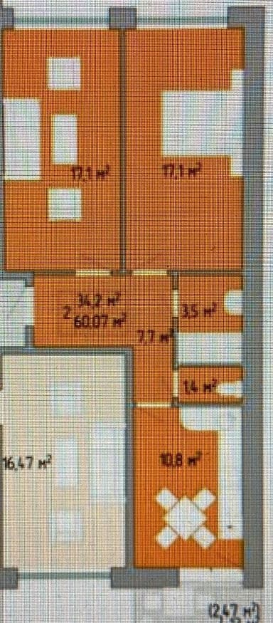 2-rooms apartment apartment by the address (area 60 m²) - Atlanta.ua - фото 22