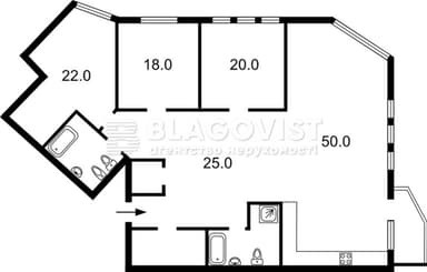 Многокомнатная квартира по адресу (площадь 155 м²) - Atlanta.ua - imageAlt 28