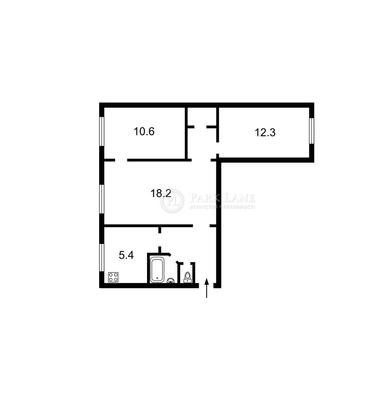 3-комнатная квартира по адресу ул. Салютная (площадь 55 м²) - Atlanta.ua - фото 17