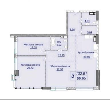 3-rooms apartment apartment by the address st. Andreya Verkhoglyada Dragomirova (area 132,8 m²) - Atlanta.ua - photo 6