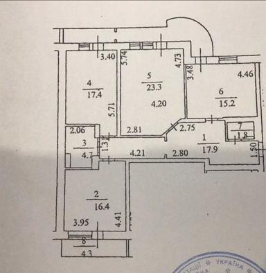 3-комнатная квартира по адресу ул. Шухевича Романа (площадь 110 м²) - Atlanta.ua - фото 38