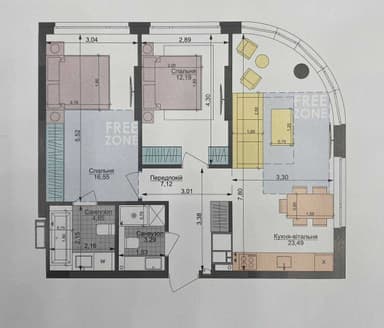 2-комнатная квартира по адресу (площадь 70 м²) - Atlanta.ua - imageAlt 25