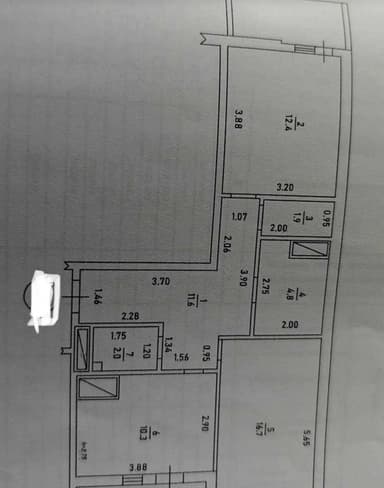 2-комнатная квартира по адресу ул. Спортивная (площадь 70 м²) - Atlanta.ua - фото 36