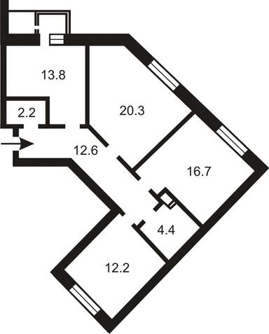 3-rooms apartment apartment by the address st. Ul Zamkovetskaya (area 83 m²) - Atlanta.ua - photo 48