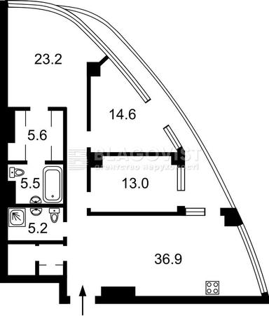 3-комнатная квартира по адресу бульвар Дружбы Народов (площадь 125 м²) - Atlanta.ua - фото 15