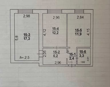2-кімнатна квартира за адресою вул. Макаренка (площа 53 м²) - Atlanta.ua - фото 24