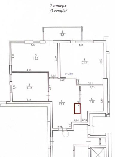 Багатокімнатна квартира за адресою вул. Володимира Великого (площа 161,9 м²) - Atlanta.ua - фото 48
