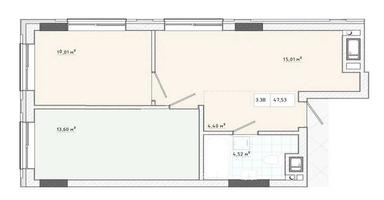 2-rooms apartment apartment by the address st. Truskavetskaya ul (area 48 m²) - Atlanta.ua - photo 8