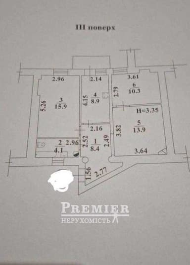 3-комнатная квартира по адресу Куликово поле пл. (площадь 69 м²) - Atlanta.ua - imageAlt 11