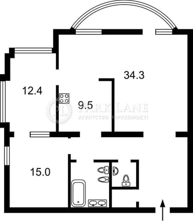 3-комнатная квартира по адресу ул. Лукьяненко Левка(Тимошенко) (площадь 112 м²) - Atlanta.ua - фото 30