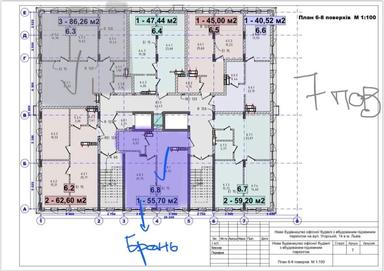 2-кімнатна квартира за адресою вул. Антоненка-Давидовича (площа 60 м²) - Atlanta.ua - фото 4