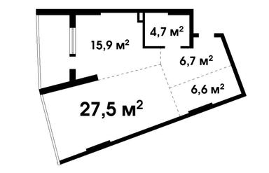 1-комнатная квартира по адресу бульвар Дружбы Народов (площадь 66,7 м²) - Atlanta.ua - фото 15