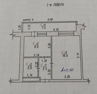 1-комнатная квартира по адресу ул. Победы (площадь 32 м²) - Atlanta.ua - imageAlt 32