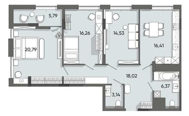 3-кімнатна квартира за адресою вул. Стрийська (площа 101 м²) - Atlanta.ua - фото 9