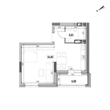 2-rooms apartment apartment by the address st. Gnezdovskogo Ya ul (area 70 m²) - Atlanta.ua - photo 10