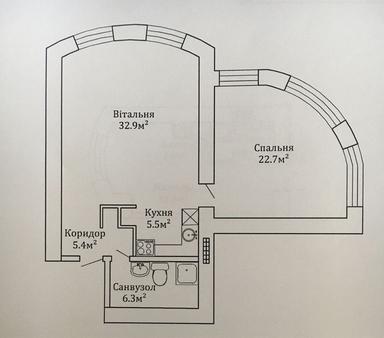 2-комнатная квартира по адресу ул. Приморская (площадь 73 м²) - Atlanta.ua - фото 26