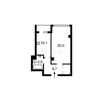 1-комнатная квартира по адресу ул. Белорусская (площадь 44 м²) - Atlanta.ua - фото 22