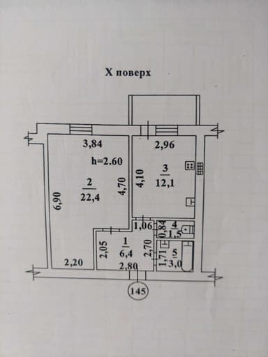 1-комнатная квартира по адресу Куликово поле пл. (площадь 49,6 м²) - Atlanta.ua - imageAlt 18