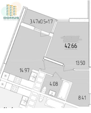 1-room apartment apartment by the address st. Tankistov (area 42,7 m²) - Atlanta.ua - photo 16