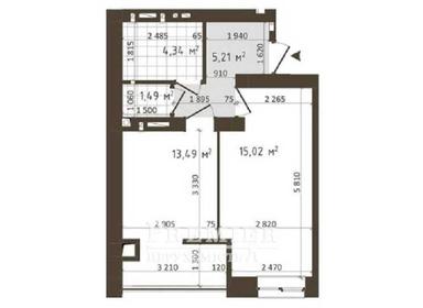 1-кімнатна квартира за адресою (площа 42 м²) - Atlanta.ua - фото 18