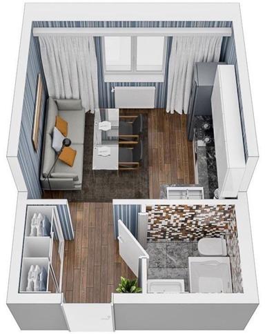 1-кімнатна квартира за адресою (площа 20,9 м²) - Atlanta.ua - фото 6