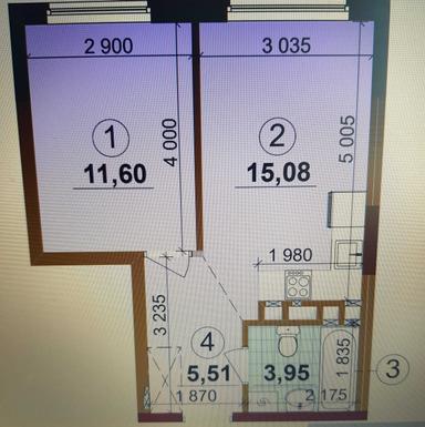 1-кімнатна квартира за адресою вул. Замковецька (площа 37 м²) - Atlanta.ua - фото 20