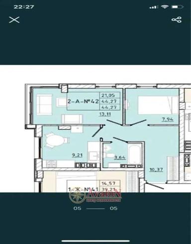 2-rooms apartment apartment by the address st. Protsenko (area 45 m²) - Atlanta.ua - photo 8