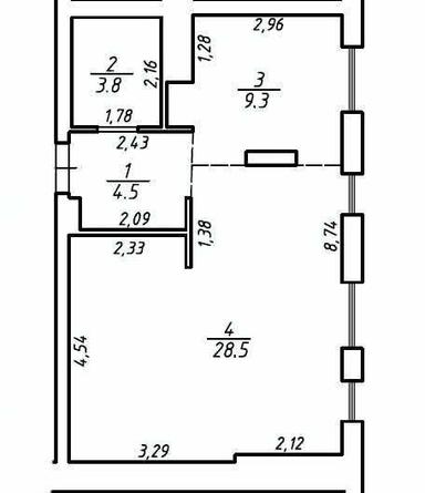 1-кімнатна квартира за адресою вул. Володимира Великого (площа 46,1 м²) - Atlanta.ua - фото 14