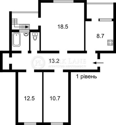 Багатокімнатна квартира за адресою вул. Іллєнка Юрія (площа 118 м²) - Atlanta.ua - фото 31