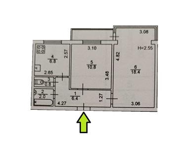 2-кімнатна квартира за адресою вул. Половецька (площа 48,3 м²) - Atlanta.ua - фото 32