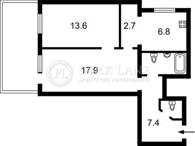 2-rooms apartment apartment by the address st. Pl Sofievskaya (area 64 m²) - Atlanta.ua - photo 22