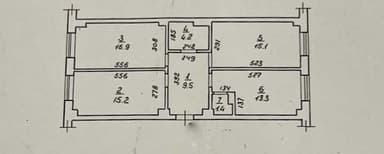 3-rooms apartment apartment by the address st. Kulikovo pole pl Oktyabrskoy revolyutsii pl (area 75,6 m²) - Atlanta.ua - фото 40