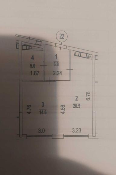 1-комнатная квартира по адресу (площадь 47 м²) - Atlanta.ua - фото 21