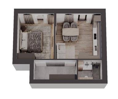 1-room apartment apartment by the address (area 45 m²) - Atlanta.ua - photo 13