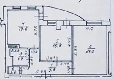 2-комнатная квартира по адресу ул. Базарная (площадь 74 м²) - Atlanta.ua - фото 8
