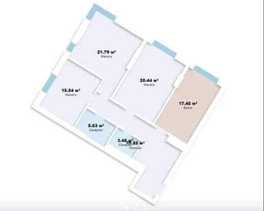 3-комнатная квартира по адресу ул. Зверинецкая (площадь 105,2 м²) - Atlanta.ua - imageAlt 14