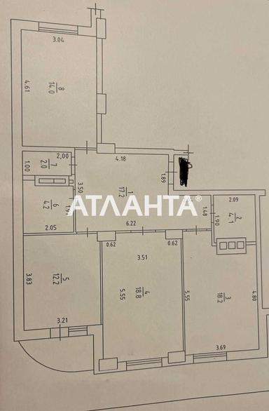 3-кімнатна квартира за адресою (площа 93 м²) - Atlanta.ua - фото 21