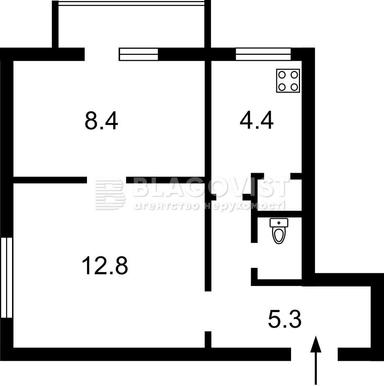 1-кімнатна квартира за адресою пров. Землянський (площа 32 м²) - Atlanta.ua - фото 26