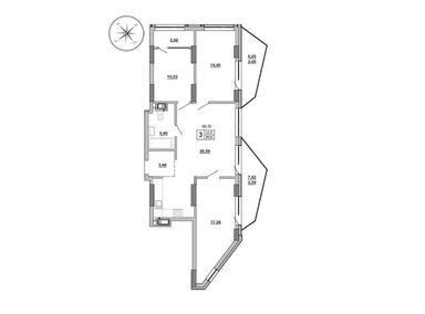 3-комнатная квартира по адресу ул. Величковського (площадь 90 м²) - Atlanta.ua - фото 17