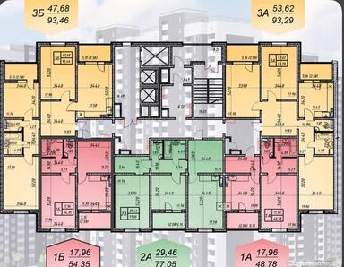 2-кімнатна квартира за адресою (площа 77 м²) - Atlanta.ua - фото 4