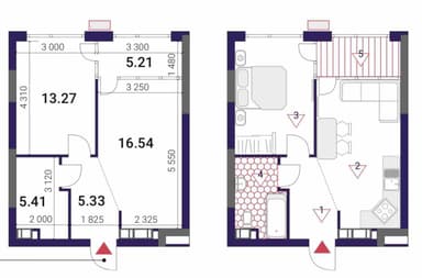 1-кімнатна квартира за адресою (площа 45 м²) - Atlanta.ua - фото 20