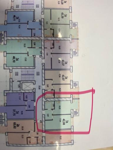 1-комнатная квартира по адресу ул. Костя Широцкого (площадь 43,5 м²) - Atlanta.ua - фото 20