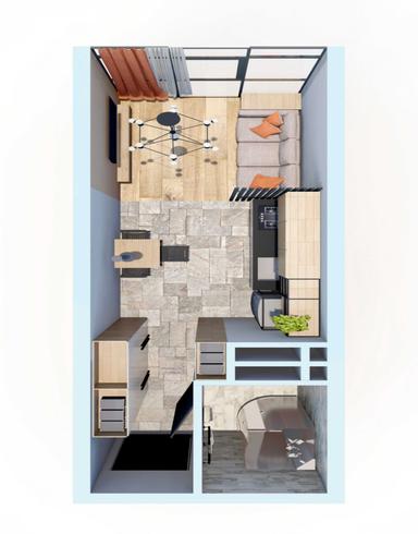 1-room apartment apartment by the address st. Kulikovo pole pl Oktyabrskoy revolyutsii pl (area 31 m²) - Atlanta.ua - photo 35