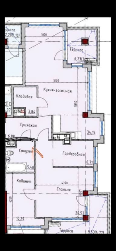 3-комнатная квартира по адресу (площадь 94,9 м²) - Atlanta.ua - imageAlt 7