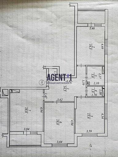 3-комнатная квартира по адресу (площадь 97,9 м²) - Atlanta.ua - фото 47