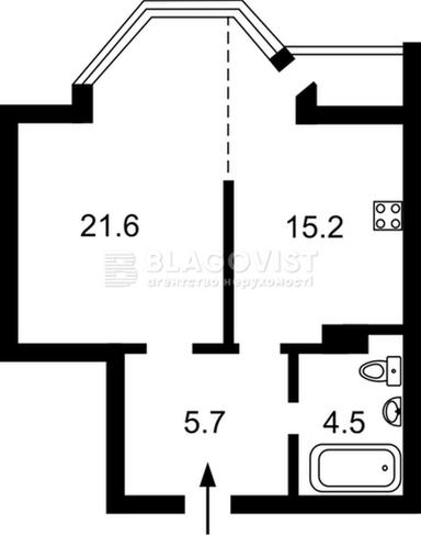 1-room apartment apartment by the address st. Grecheskaya (area 50 m²) - Atlanta.ua - photo 26