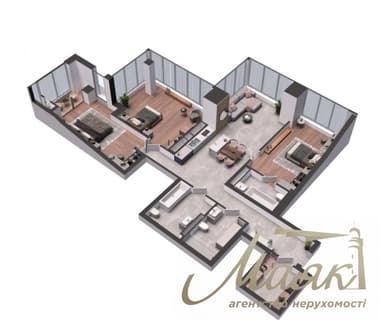 3-комнатная квартира по адресу бульвар Дружбы Народов (площадь 145 м²) - Atlanta.ua - фото 11