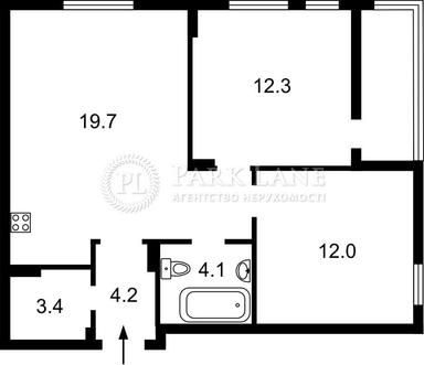 2-кімнатна квартира за адресою вул. Іллєнка Юрія (площа 63 м²) - Atlanta.ua - фото 28
