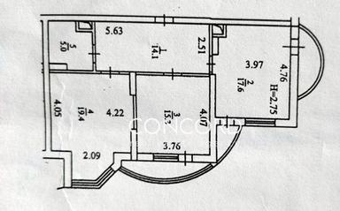 2-rooms apartment apartment by the address (area 75,2 m²) - Atlanta.ua - photo 46