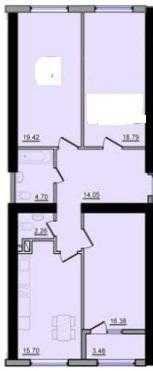 3-кімнатна квартира за адресою вул. Сахарова (площа 96 м²) - Atlanta.ua - фото 28